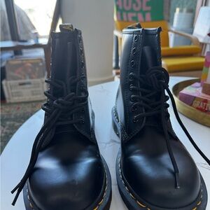 Dr. Martens Black Leather Boots (lightweight) only worn twice